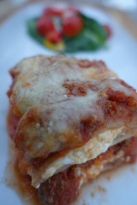 Lasagne cottage cheese