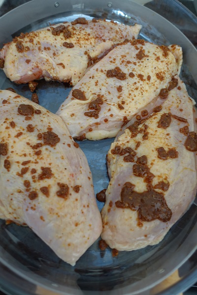 Baconsurret kylling