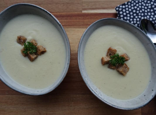 Kremet blomkålsuppe