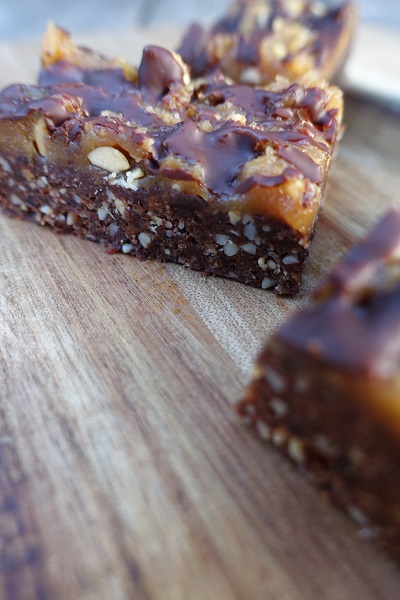 Snickersbrownie uten sukker